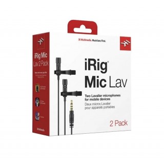 [限量激安-全新品福利優惠] IK Multimedia iRig Mic Lav 2 Pack 兩入領夾式迷你麥克風 iOS / Android